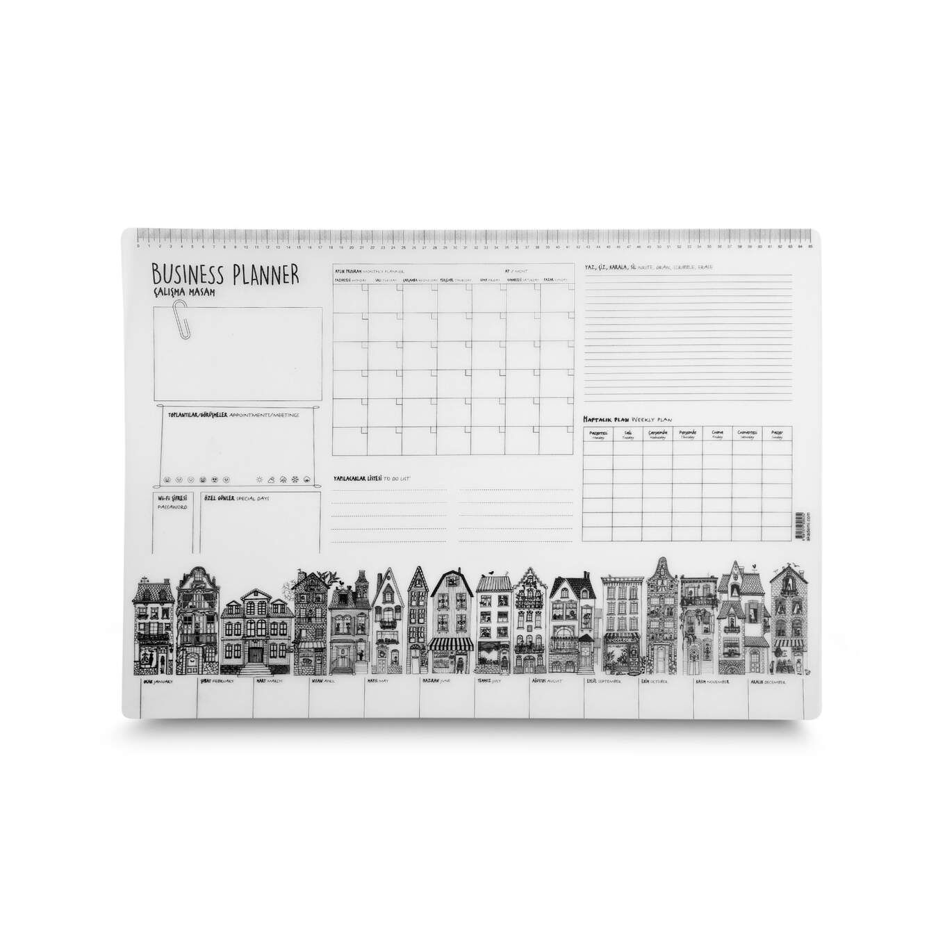 Plansa - Business planer + Set instrumente de colorat | Funny Mat