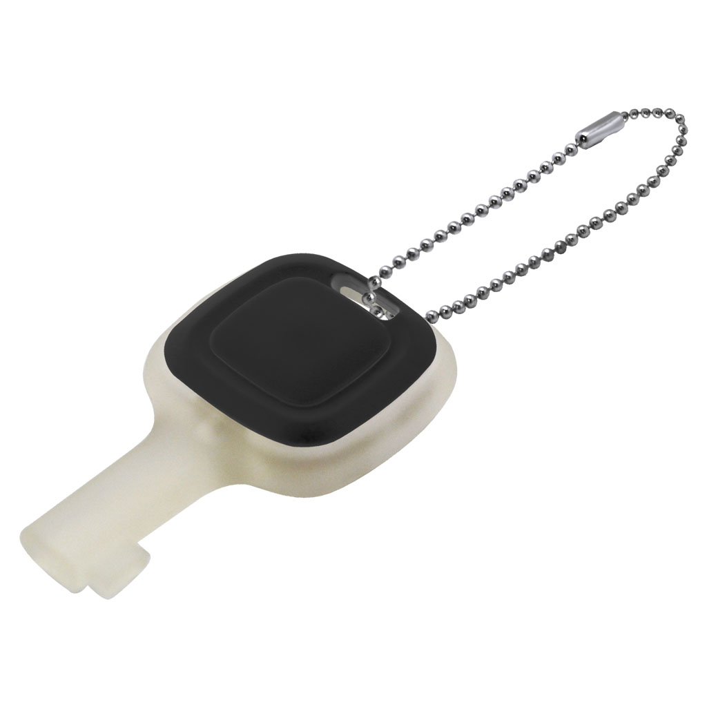 Breloc SOS cu lumina - Negru | Legami
