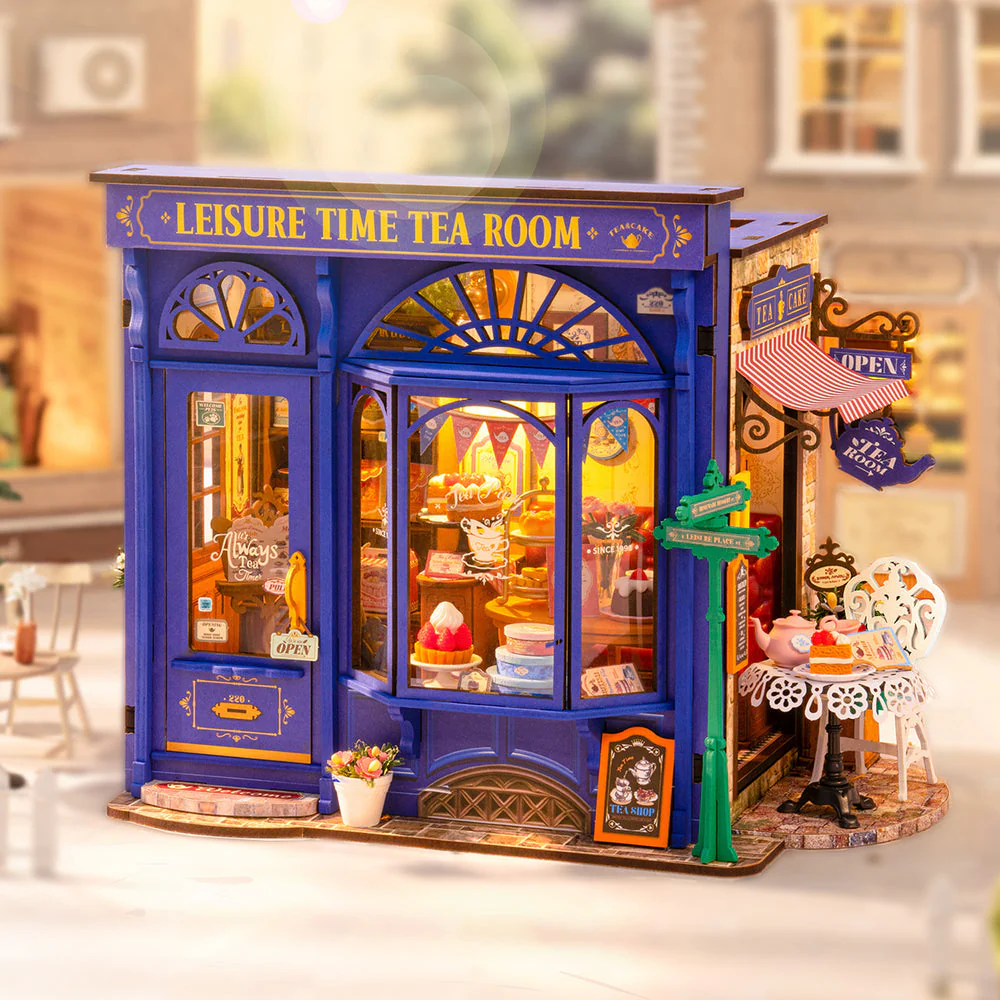 Puzzle 3D - Minicasuta - Leisure Time Tea Room | Robotime