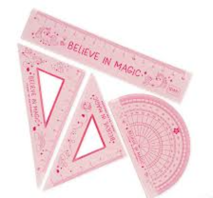 Set 4 instrumente geometrie - You Rule! - Unicorn | Legami