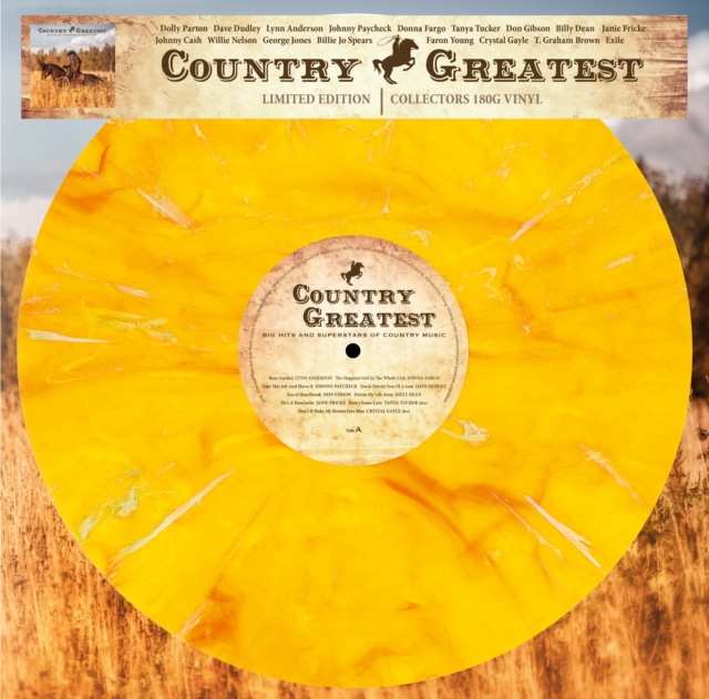 Big Hits and Superstars of Country Music - Yellow Vinyl | Various Artists