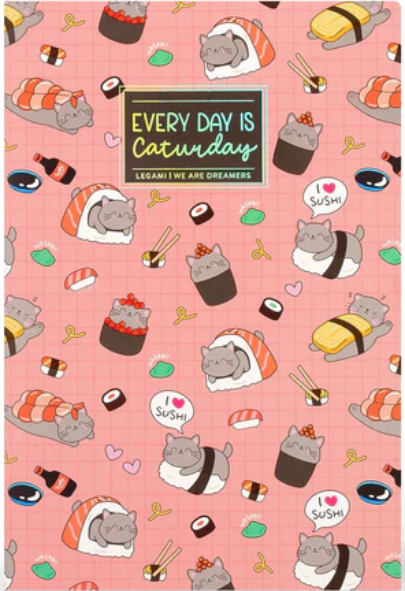 Caiet - Quaderno - Sushi Cat - Large |