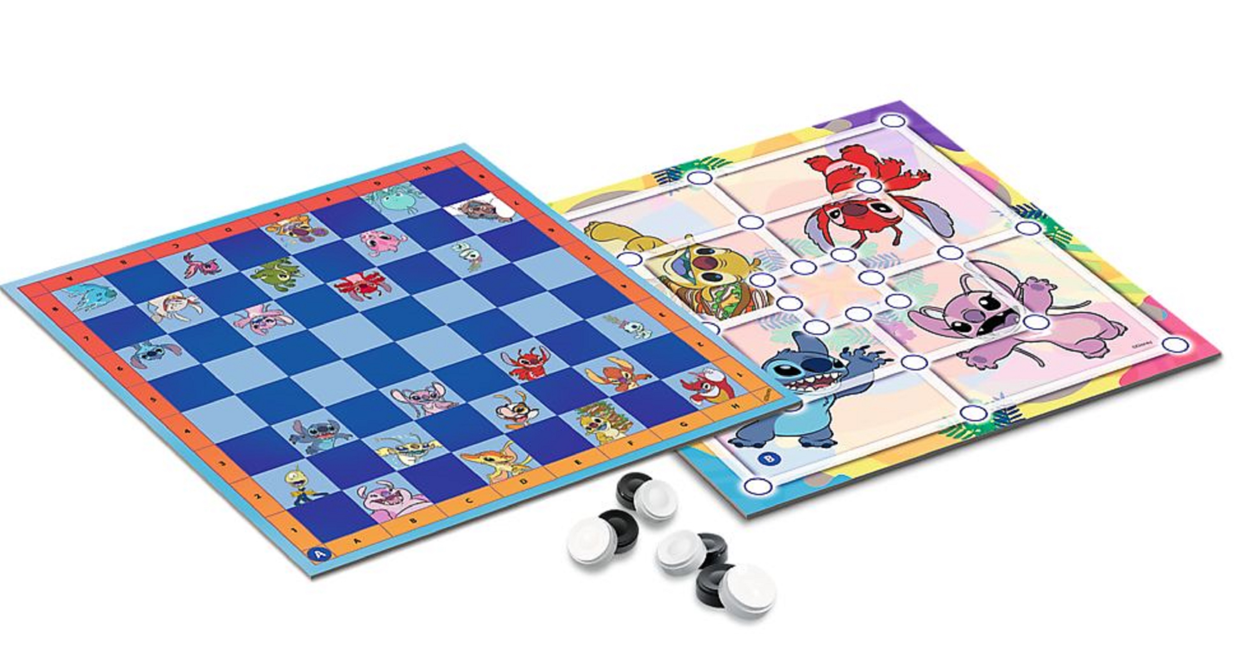 Joc de societate - Disney - Lilo & Stitch - Checkers & Mill | Trefl