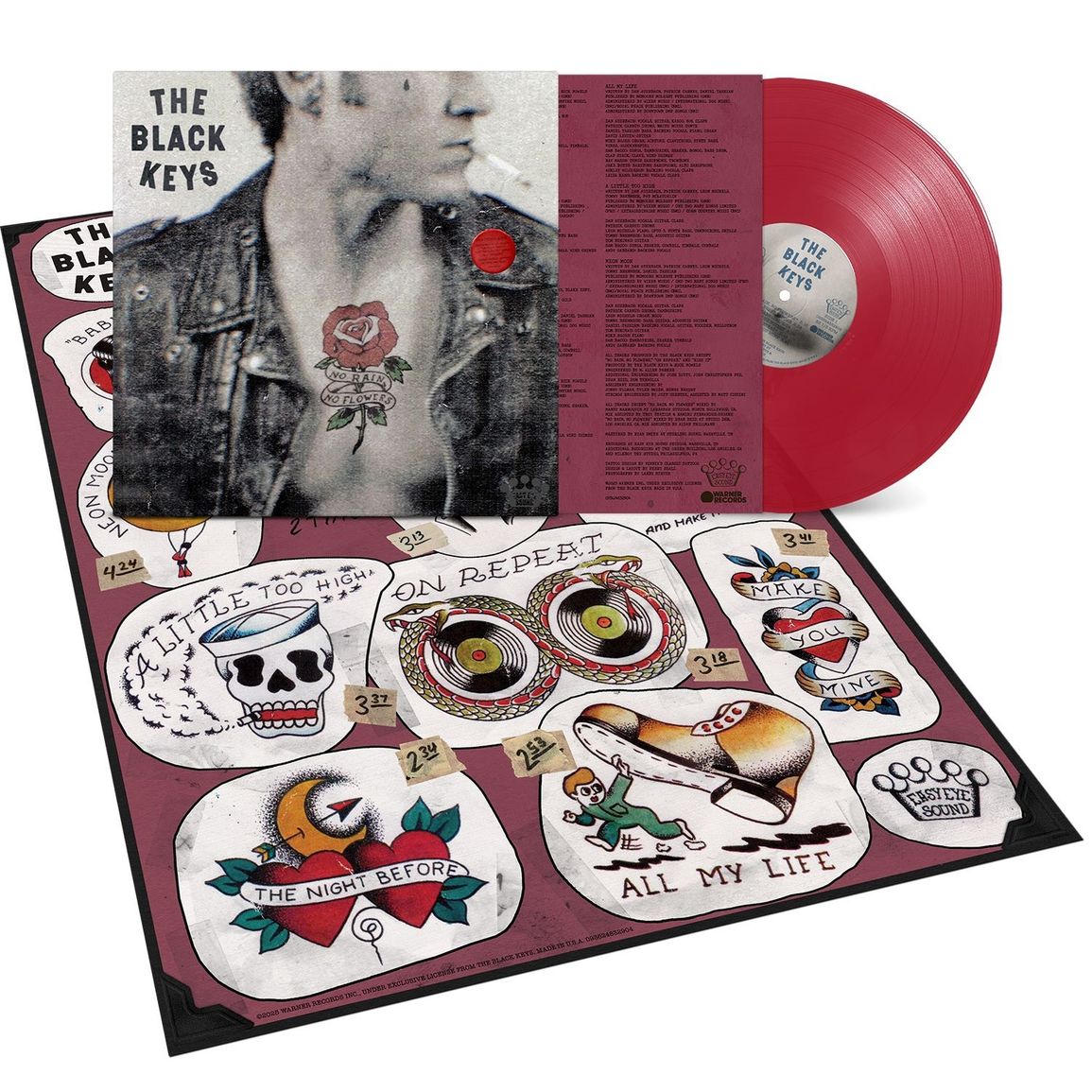 No Rain, No Flowers (Ruby Red Vinyl) | The Black Keys