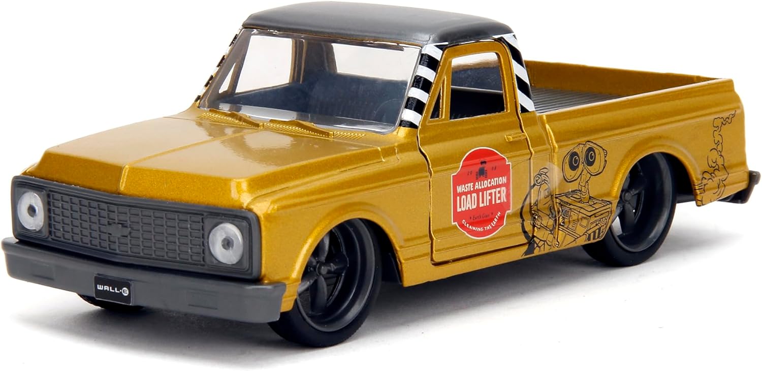 Masinuta Metalica - Disney Pixar Wall E - Chevrolet Cheyenne 1972  | Jada Toys