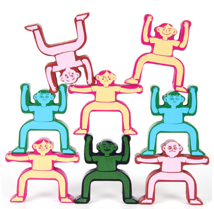 Joc de indemanare - Balancing Little Men | Lesser & Pavey