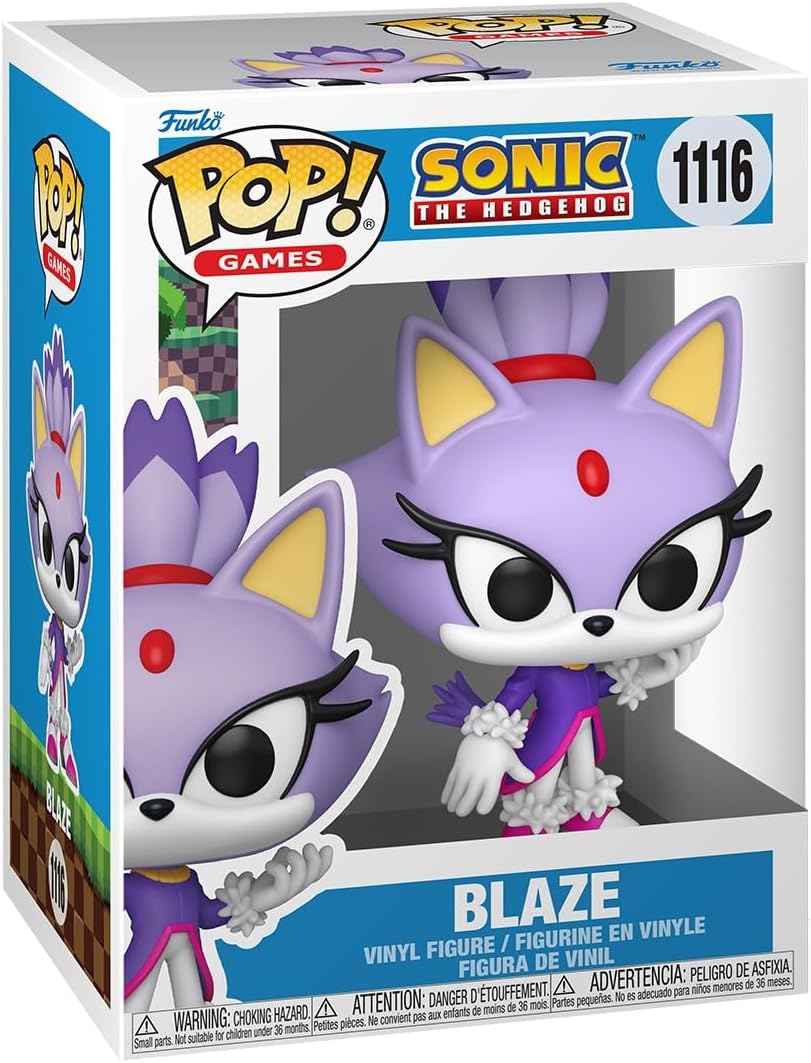 Figurina Blaze - Sonic the Hedgehog - Pop! Games - Funko | Funko