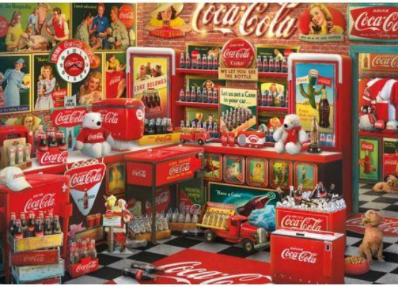 Puzzle 1000 piese - Coca Cola - Nostalgieshop | Schmidt