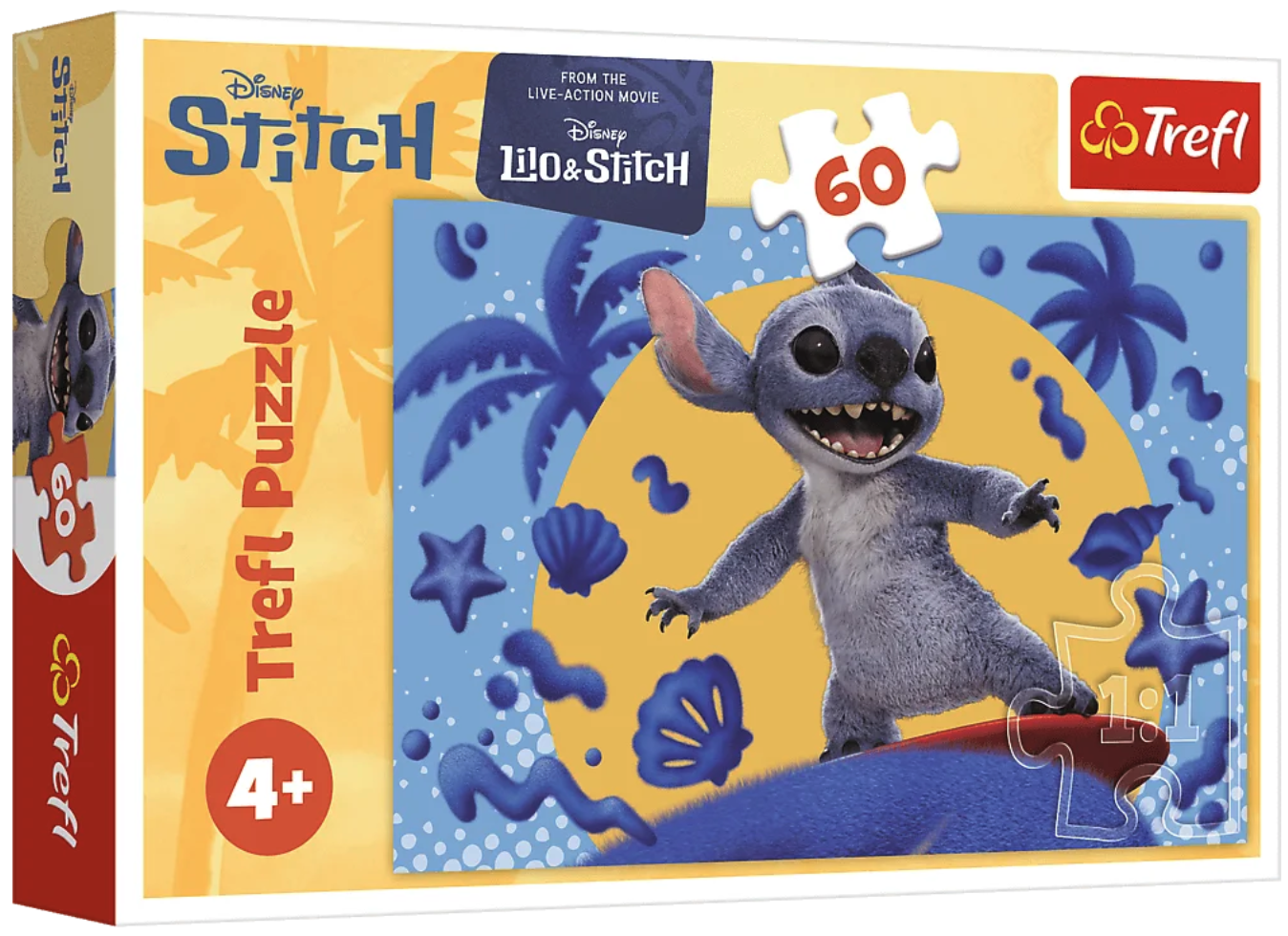 Puzzle 60 piese - Lilo & Stitch (A Day with Stitch) - Trefl | Trefl