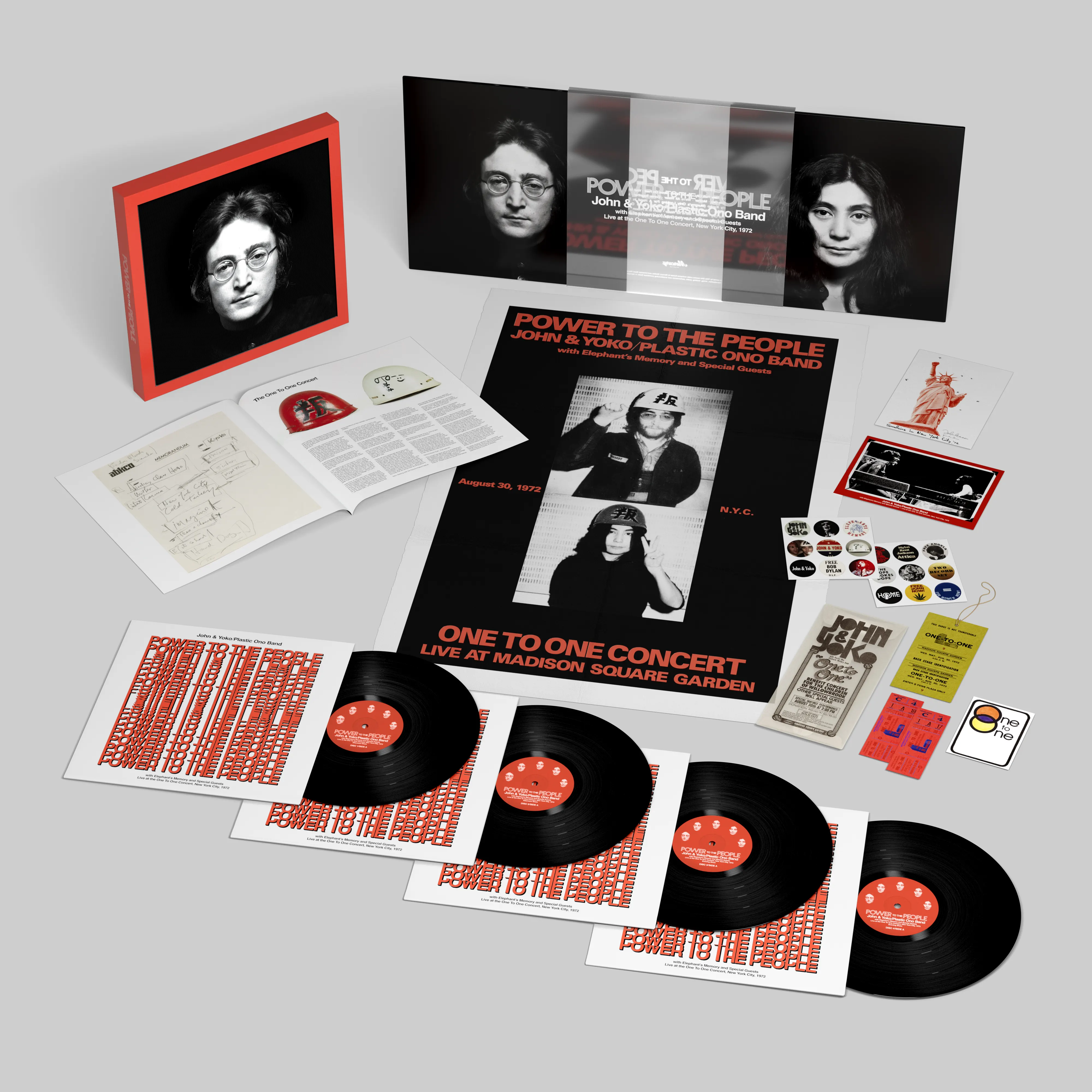 Power To The People (Live At The One To One Concert, New York City, 1972) - Vinyl | John Lennon, Yoko Ono, The Plastic Ono Band, Elephants Memory