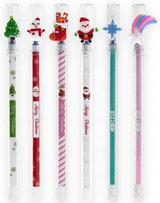 Pix cerneala cu stergere - Christmas (6 modele - pret  pe bucata) | Strigo