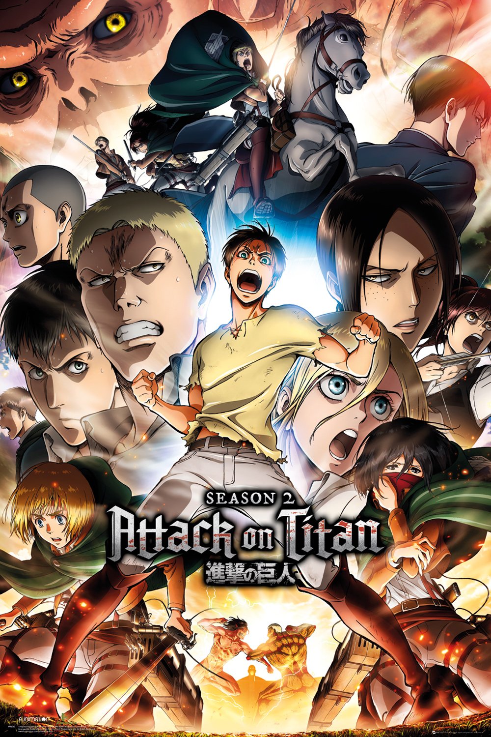 Poster - Season 2 - Attack On Titan  | GB Eye