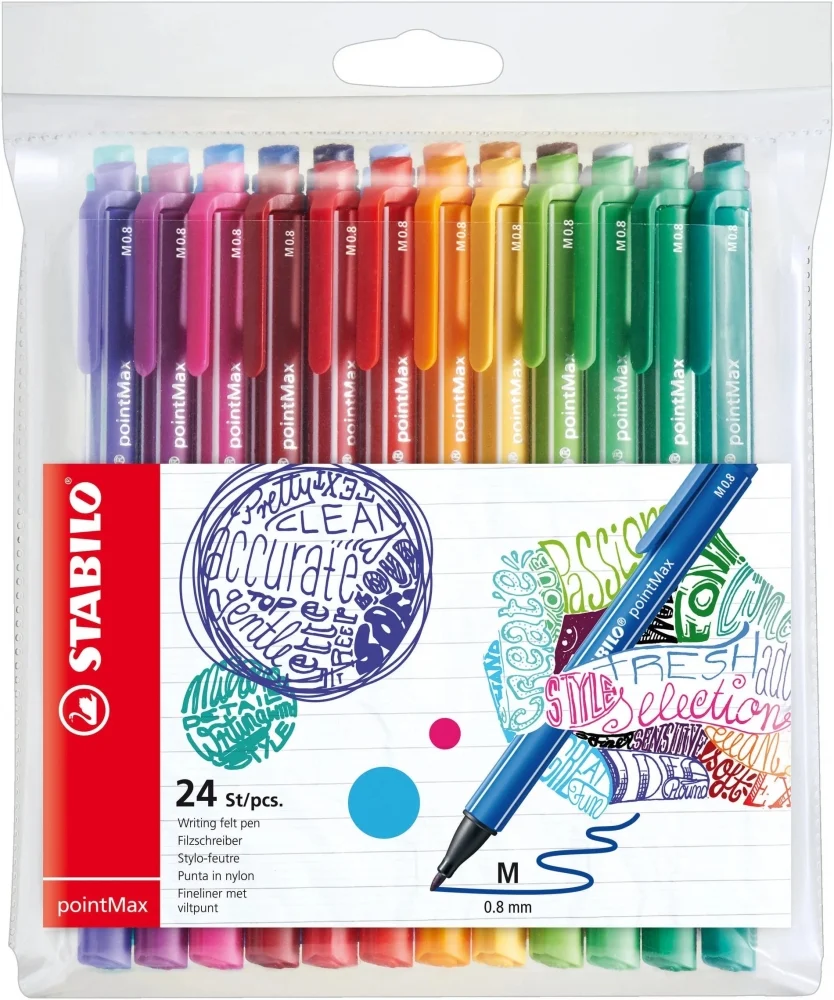 Set 24 pixuri - Pointmax - Arty | Stabilo