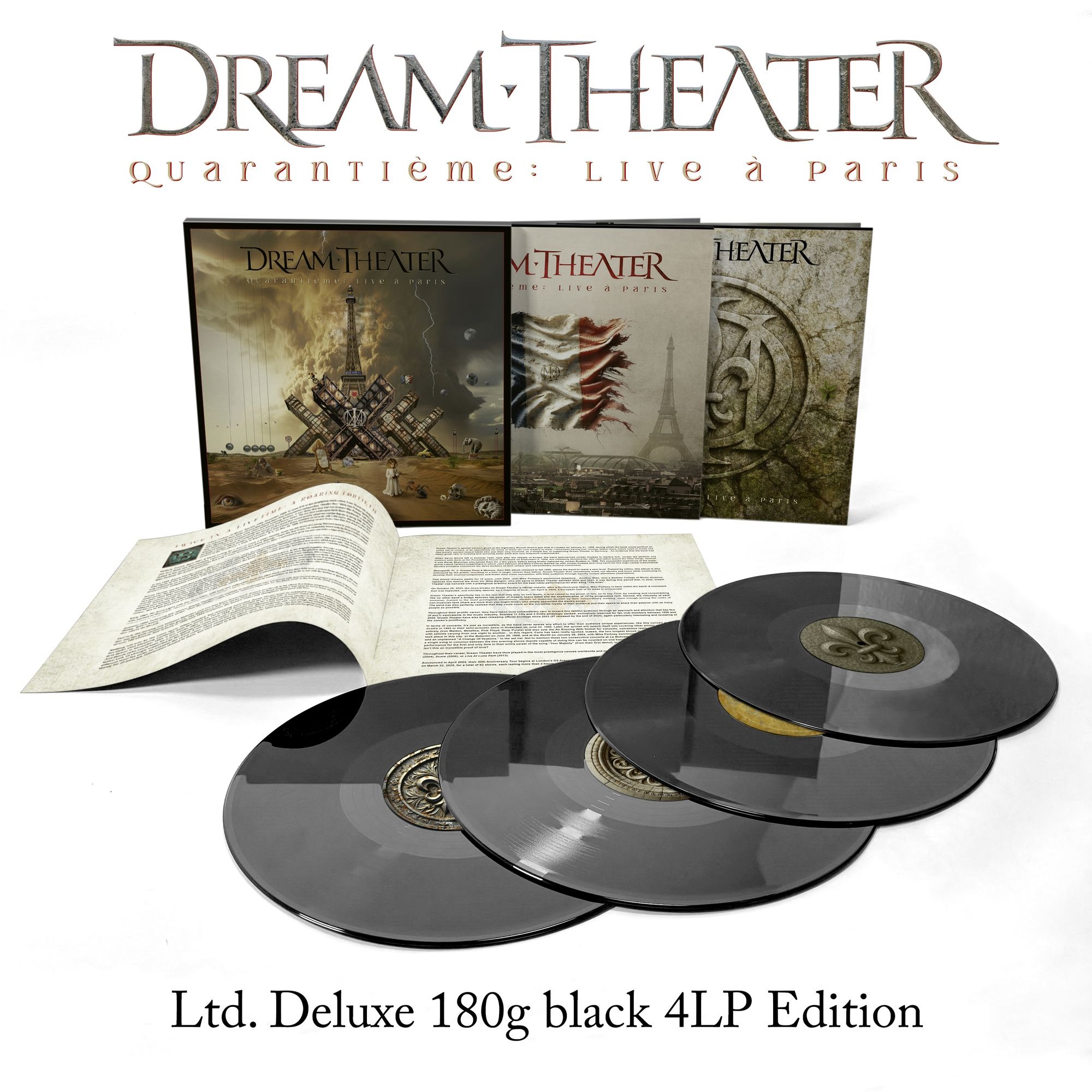 Quarantieme: Live A Paris (4x Vinyl Deluxe Edition) | Dream Theater