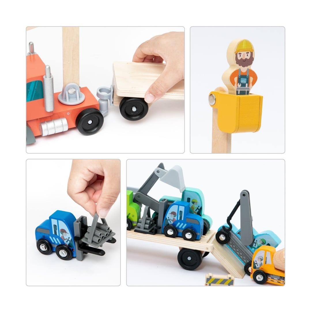 Set vehicule pentru constructii - Santier | UMU Toys