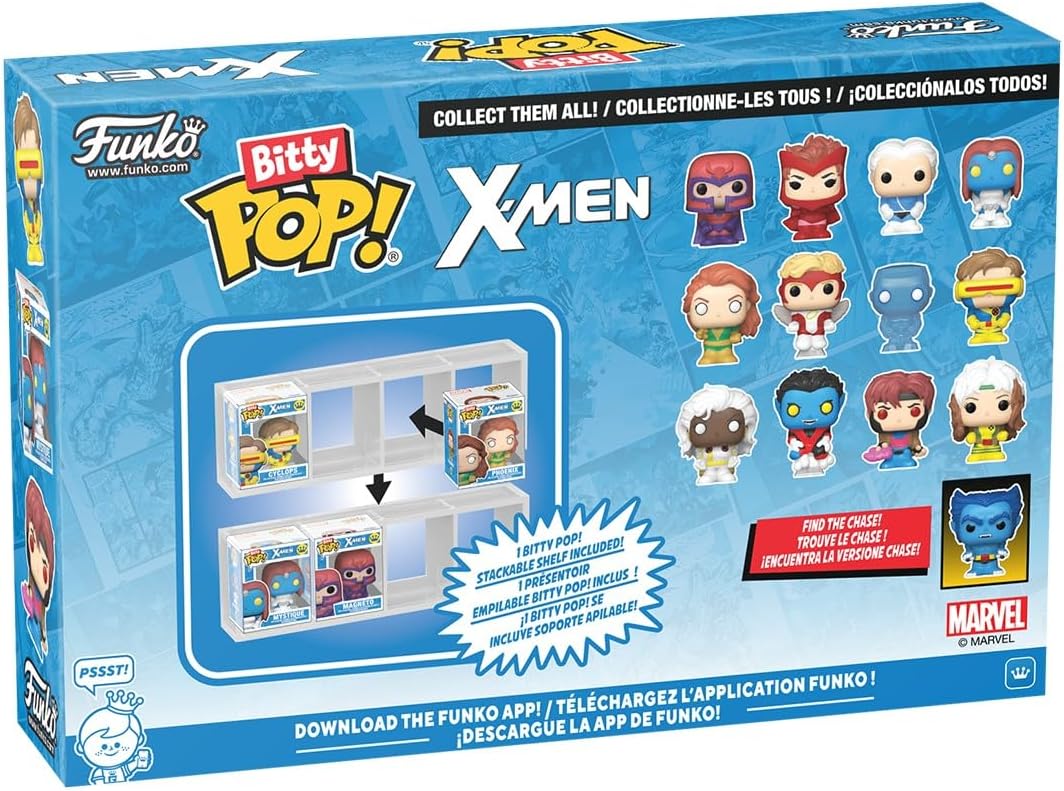 Set 4 figurine - Bitty Pop! - X-Men - Series 2 | Funko
