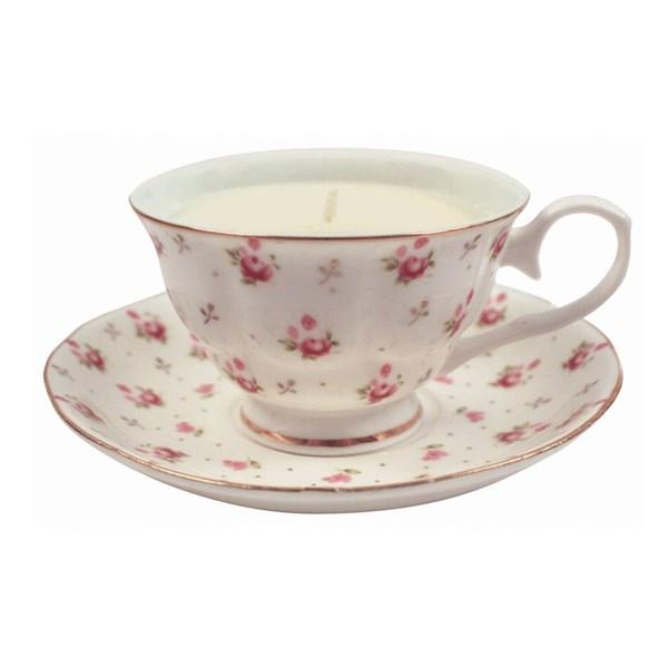 Lumanare - Vintage Candle Cup & Saucer |