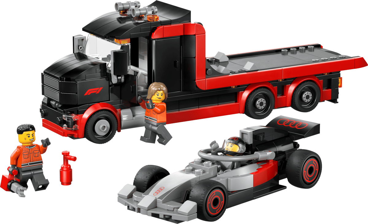LEGO City - F1 Display Truck with Audi F1 Race Car (60493) | LEGO
