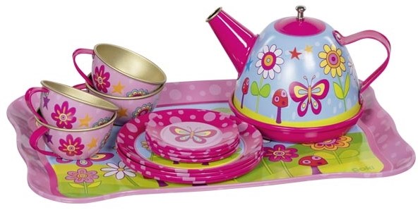 Jucarie interactiva - Set ceai - Flori | Goki