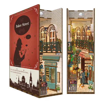 Book Nook - Puzzle 3D 141 piese - Bajer Street | Tonecheer
