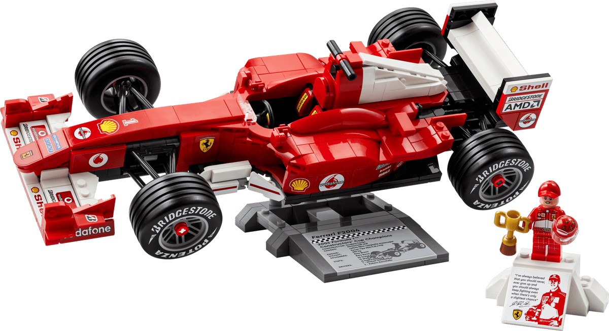 LEGO Icons - Ferrari F2004 and Michael Schumacher (11375) | LEGO