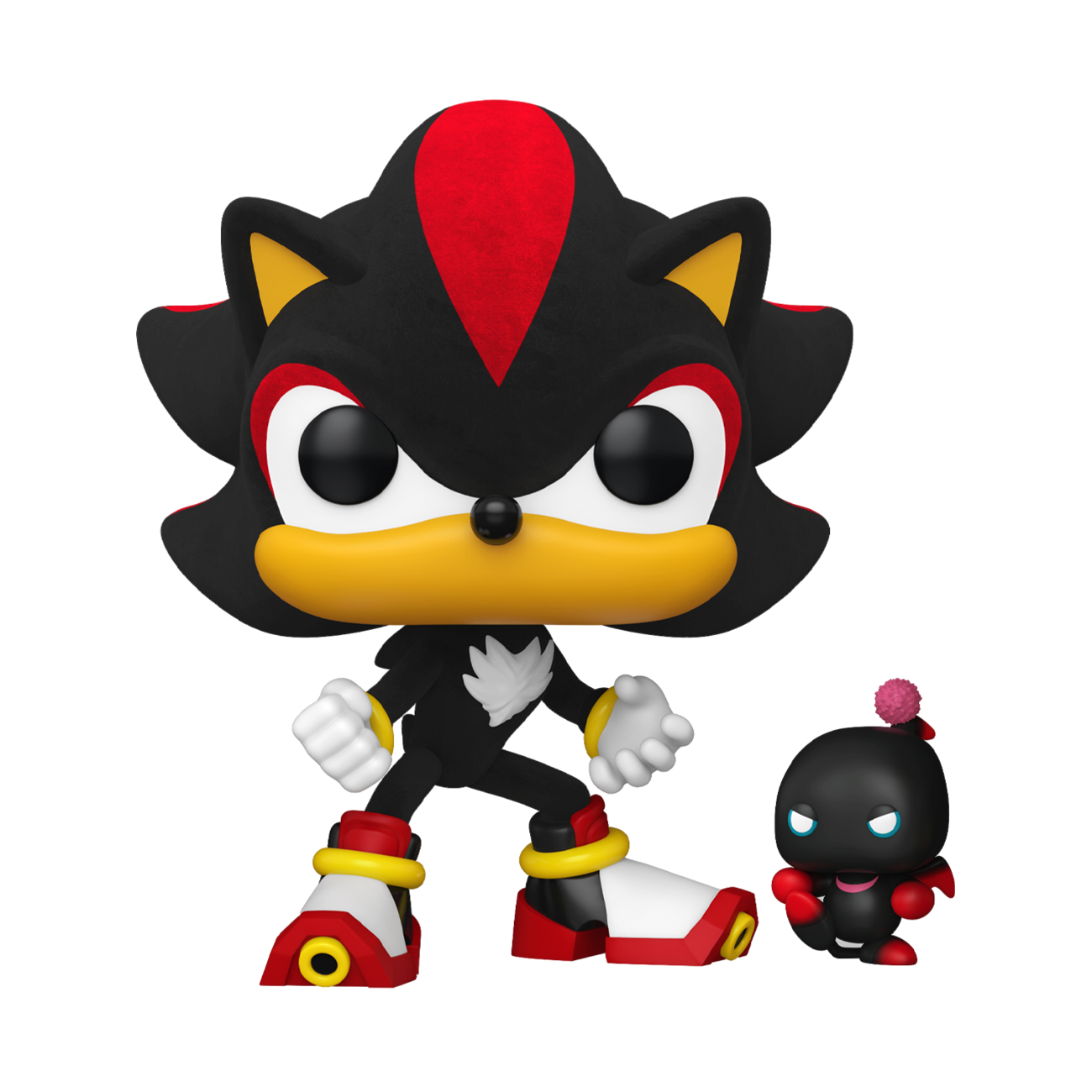 Figurina - Funko Pop! Games - Sonic the Hedgehog - Shadow with Dark Chao (Flocked) | Funko