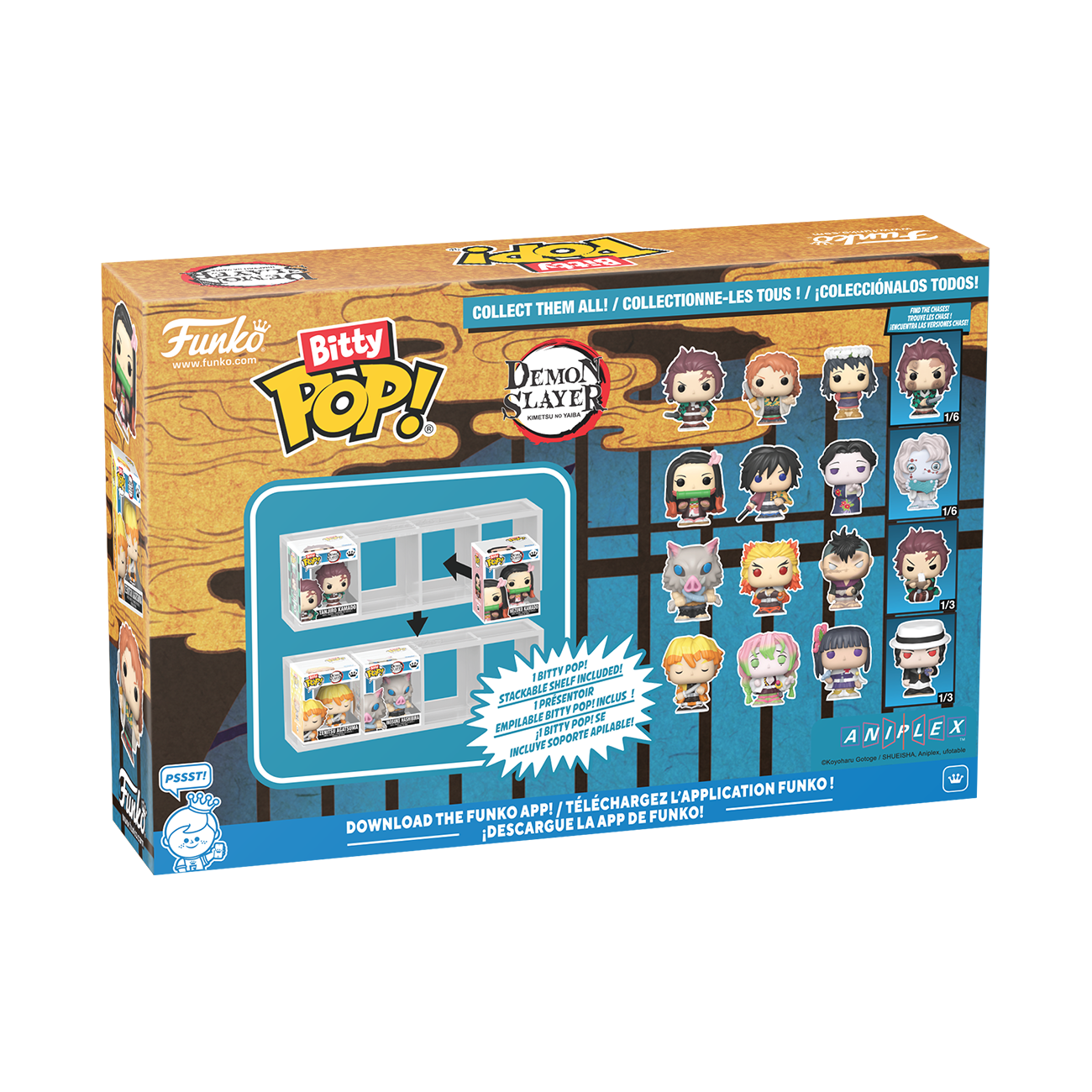 Set 4 figurine - Bitty Pop! Demon Slayer - Series 3 | Funko