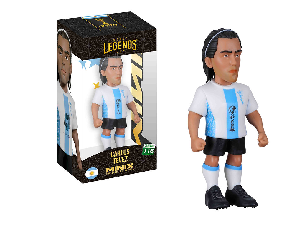 Figurina - World Cup Legends -  Carlos Tevez, 12cm | Minix