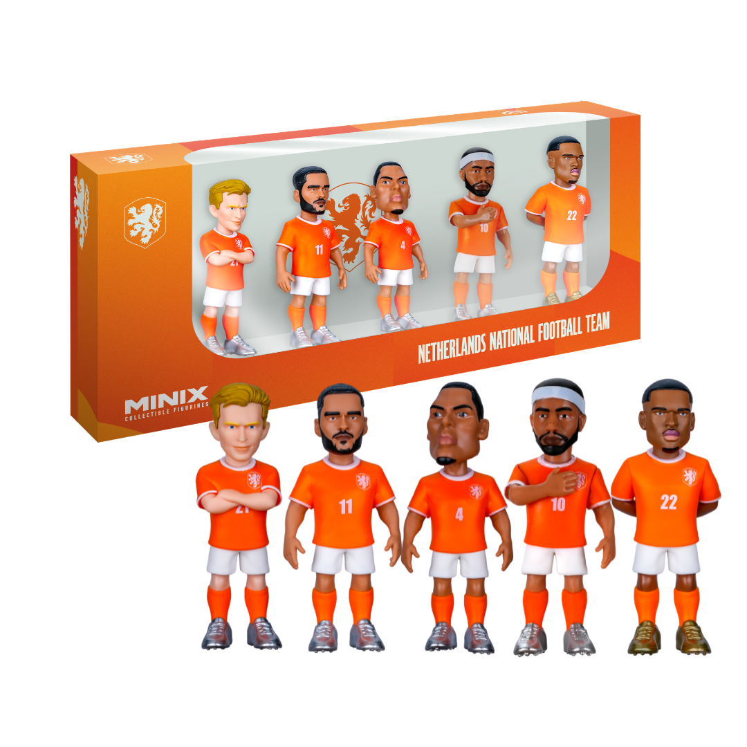 Set 5 figurine - The Netherlands - De Jong, Gakpo, Van Dijk, Depay, Dumfries | Minix