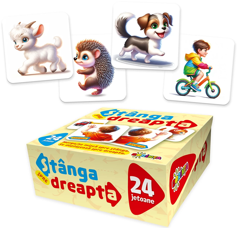 Joc educativ - Stanga spre dreapta | Dorinta