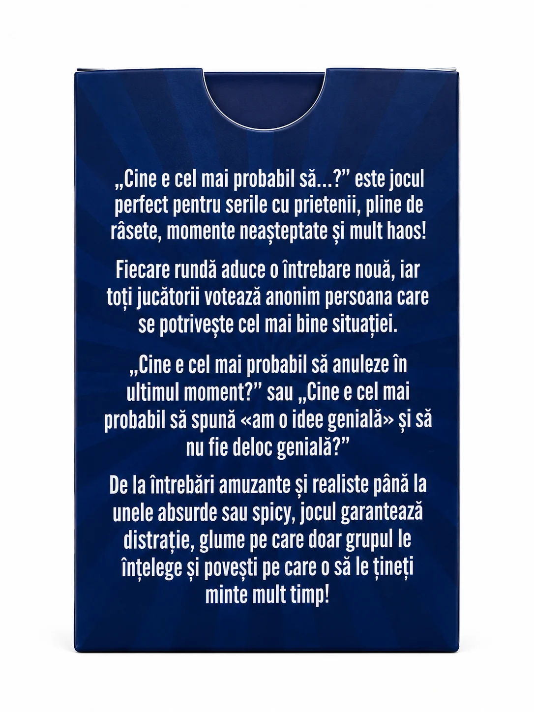 Joc de societate - Cine e cel mai probabil sa..? | Cardly Games