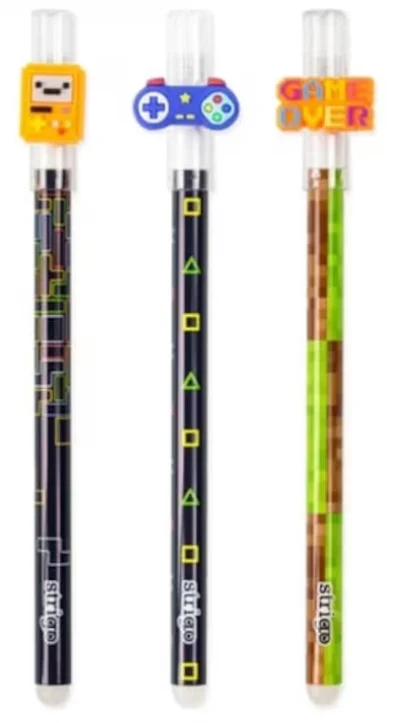 Set 3 pixuri cu stergere - Games | Strigo