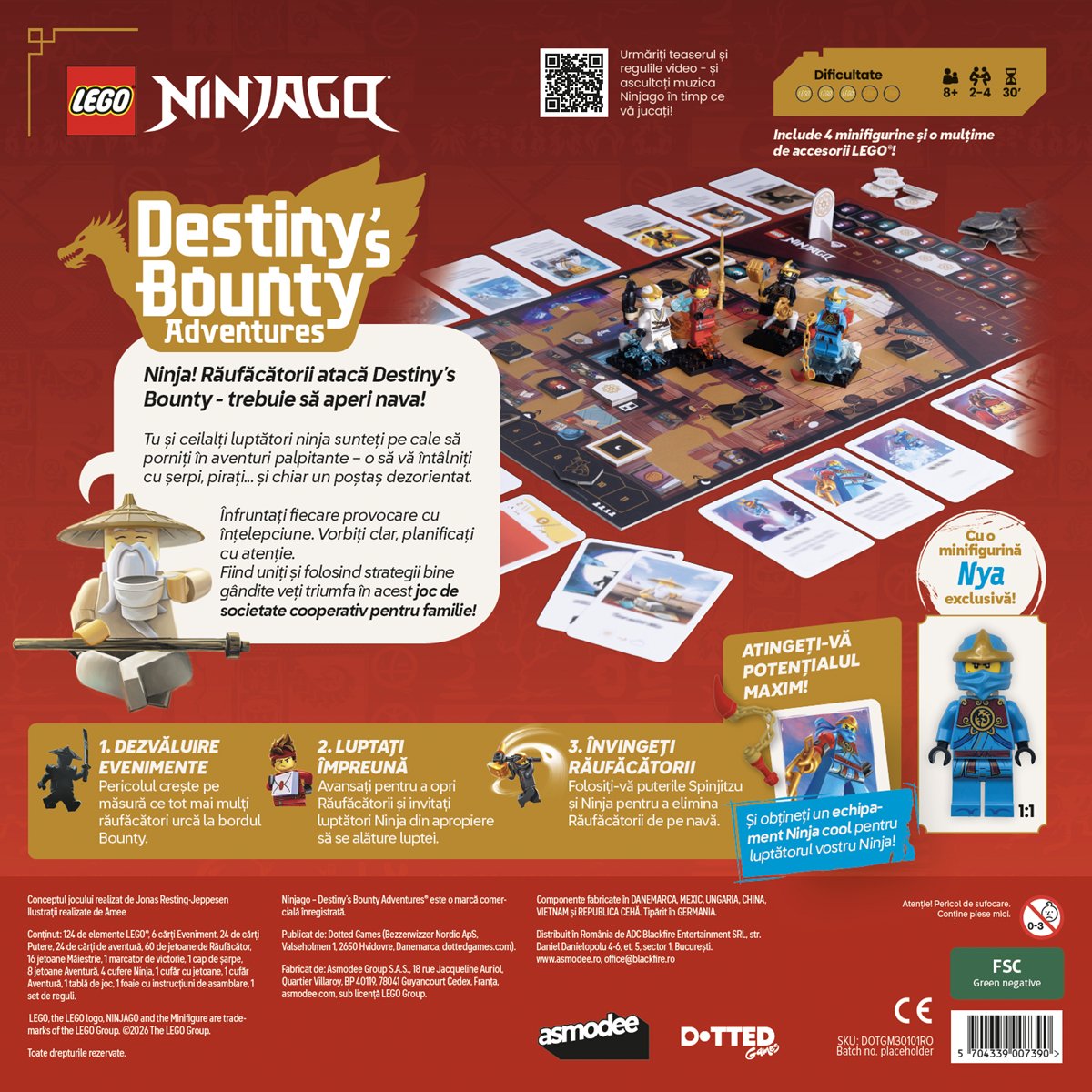 Joc de societate - LEGO Ninjago Destiny's Bounty Adventures (RO) | Asmodee