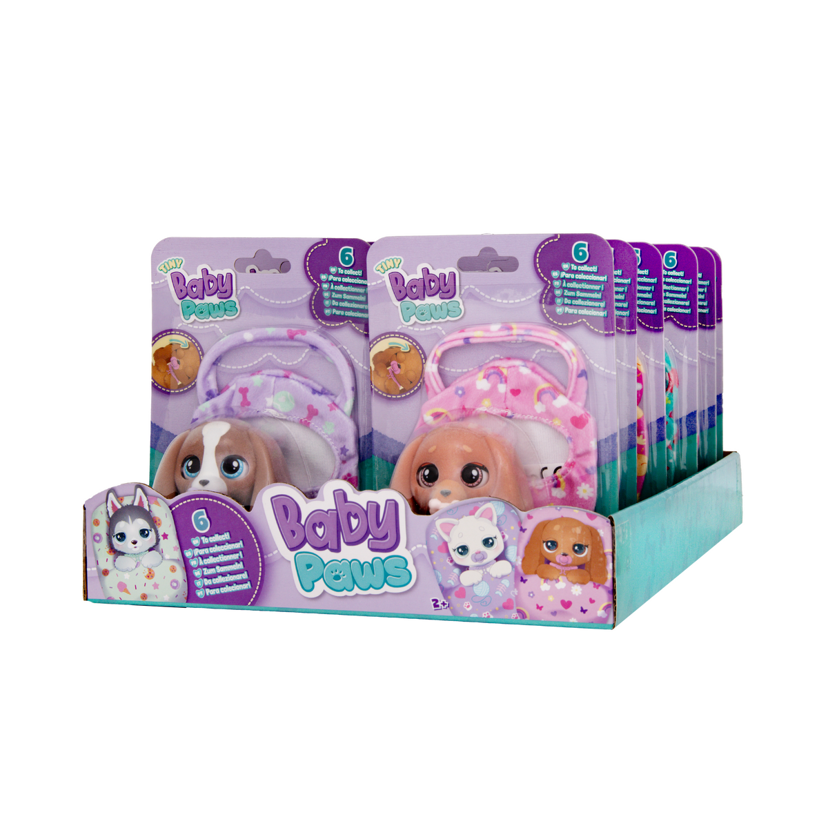 Jucarie interactiva - Tiny Baby Paws, 7cm (mai multe modele - pret pe bucata) | IMC Toys