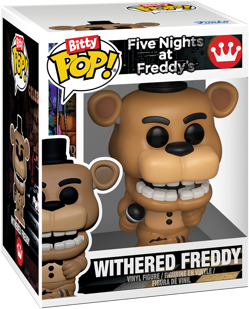 Set 2 figurine - Bitty Pop! Five Nights at Freddy's - Withered Freddy and Sun & Moon | Funko
