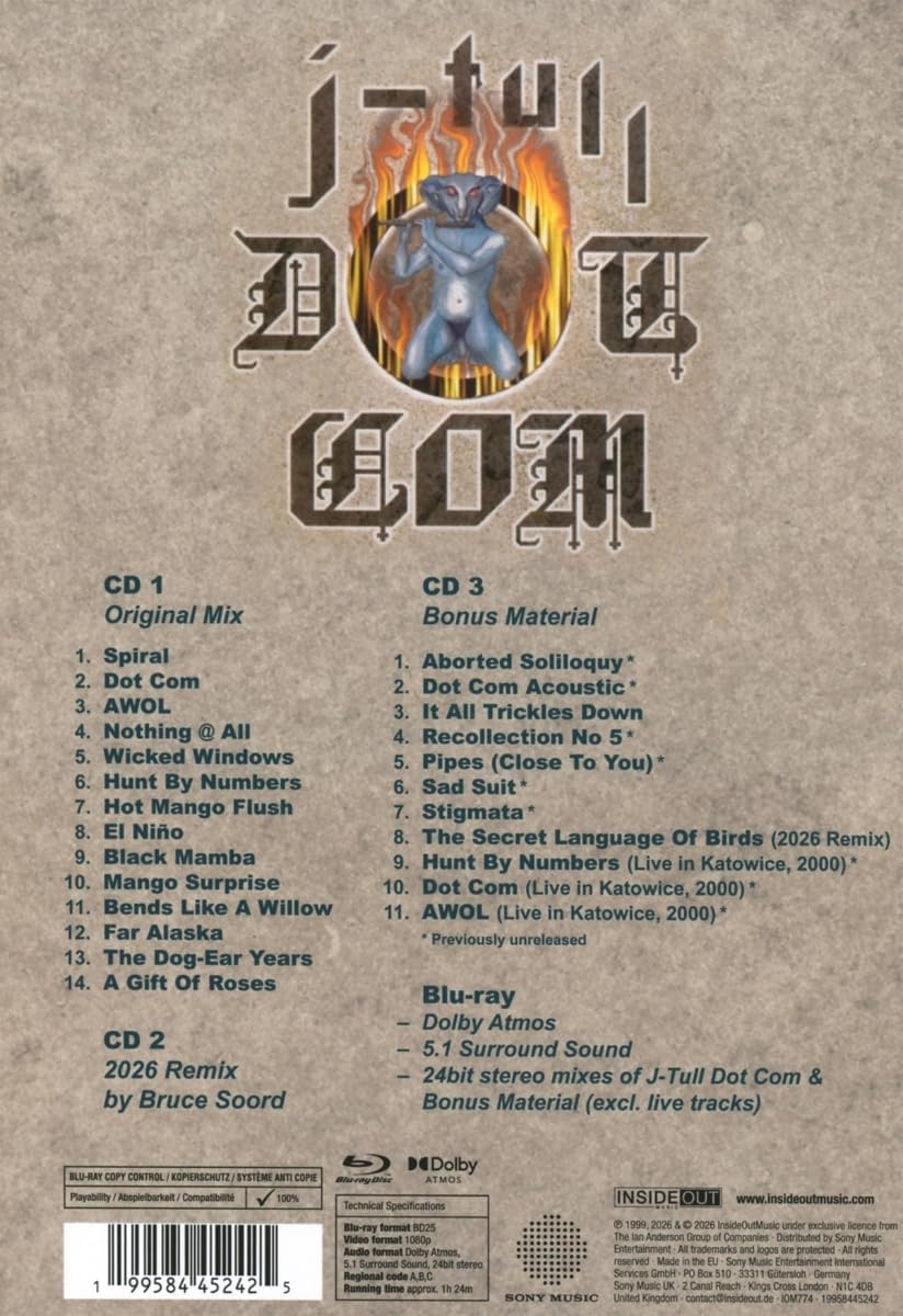 J-Tull Dot Com - Another Cast Of The Net (3xCD+Blu-ray) | Jethro Tull