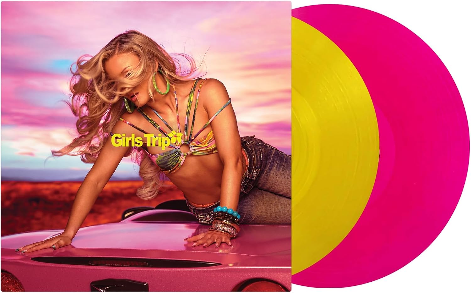 Midnight Sun: Girls Trip (Crystal Golden Yellow & Fuchsia Vinyl) | Zara Larsson