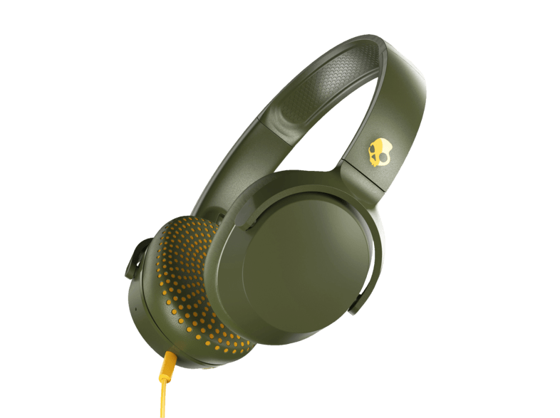 Casti - Riff On-Ear - Olive/Moss/Yellow | Skullcandy