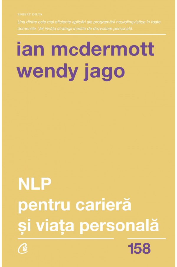 NLP pentru cariera si viata personala | Ian McDermott, Wendy Jago