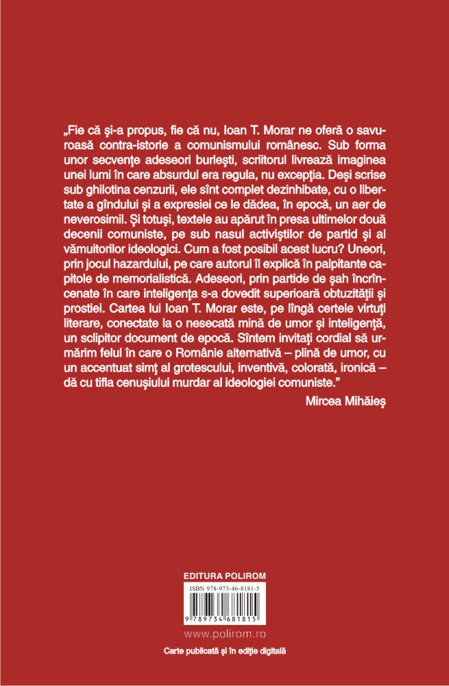 Fake news in Epoca de Aur | Ioan T. Morar