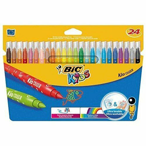 Set 24 carioci - Ultralavabile Kid | Bic