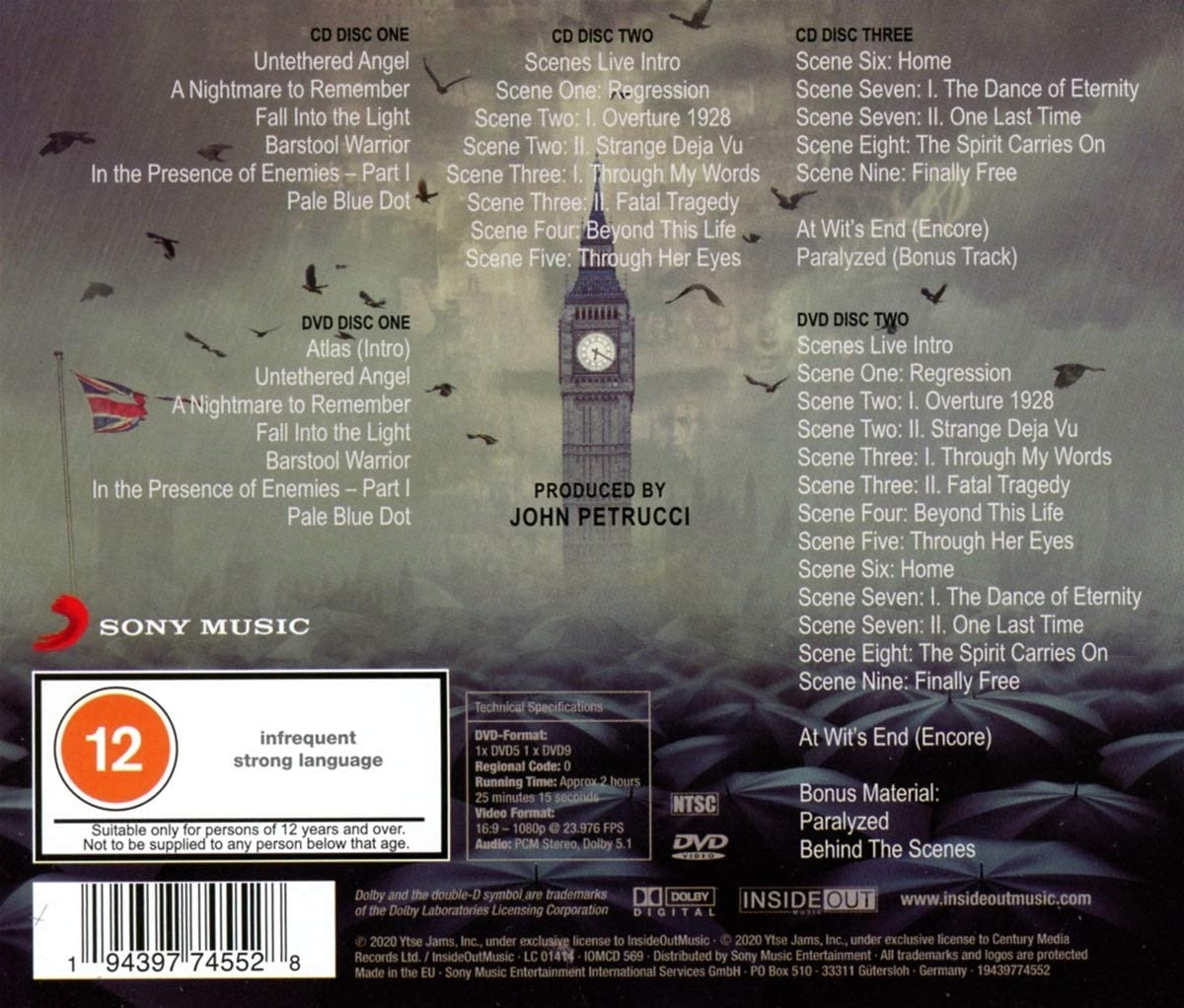 Distant Memories - Live In London (3xCD + 2xDVD) | Dream Theater