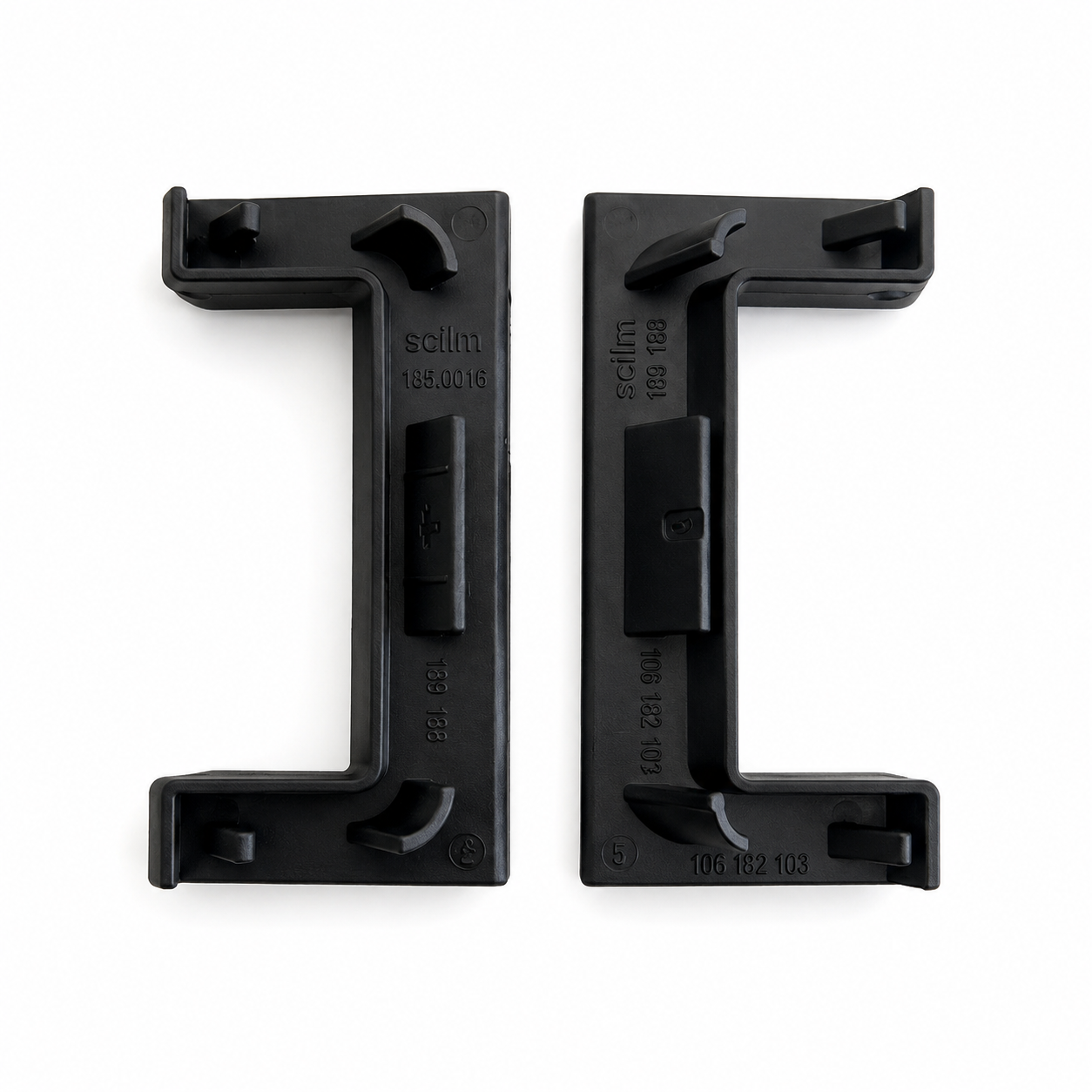 Set colt interior 45° Gola 8402, plastic, negru