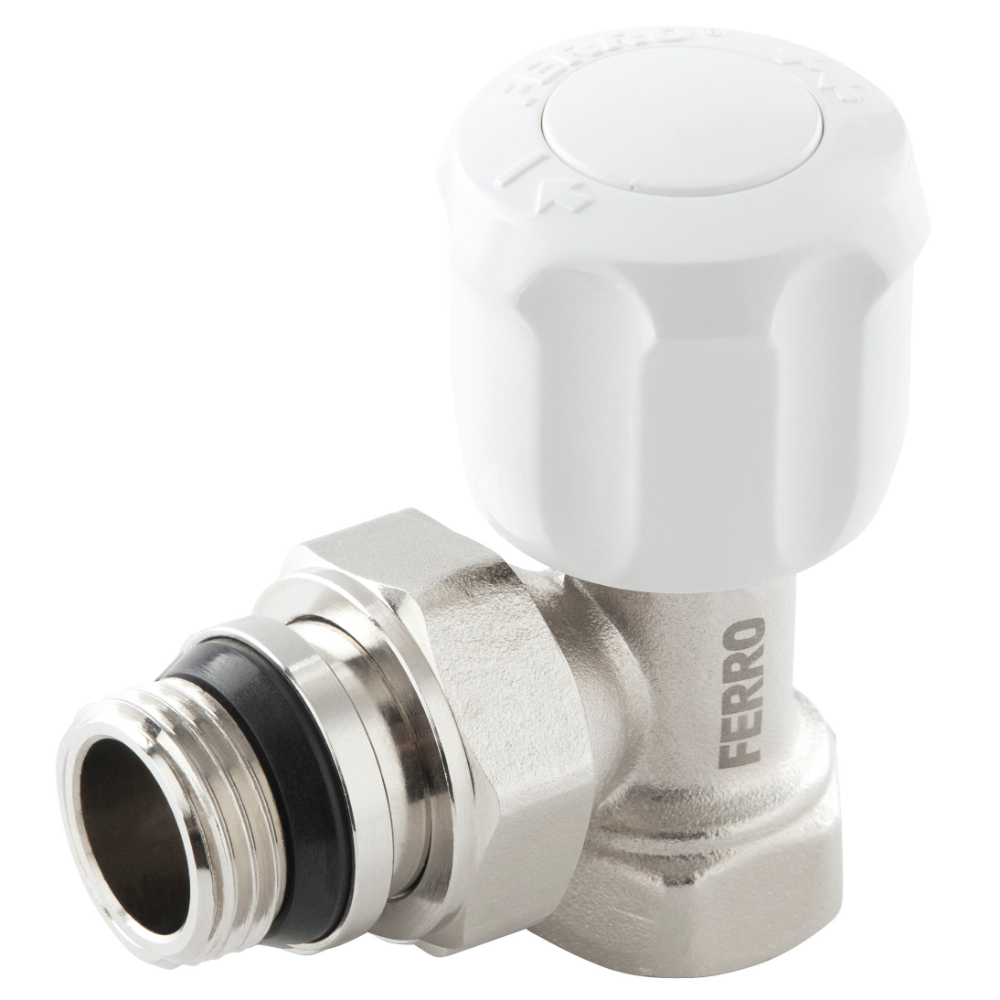 Robinet calorifer tur colt Ferro ZG5YU, alama, argintiu, 1/2 inch