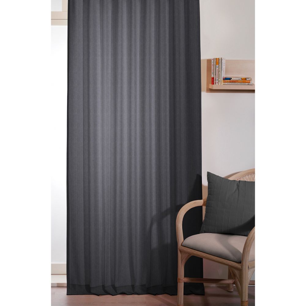 Draperie Bastia901, dim-out, gri grafit, 140 x 245 cm