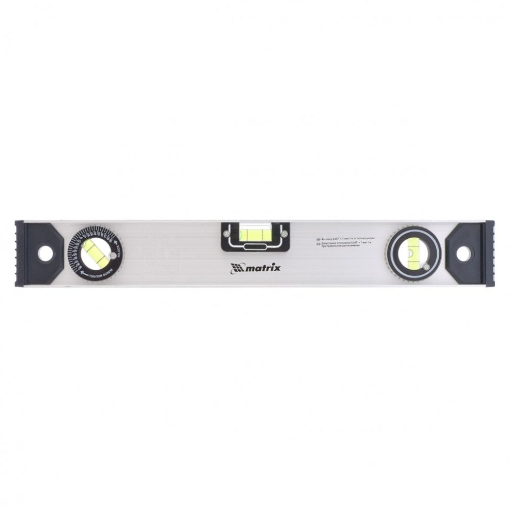 Nivela din aluminiu cu 3 celule, 1 rotativa, 400 mm