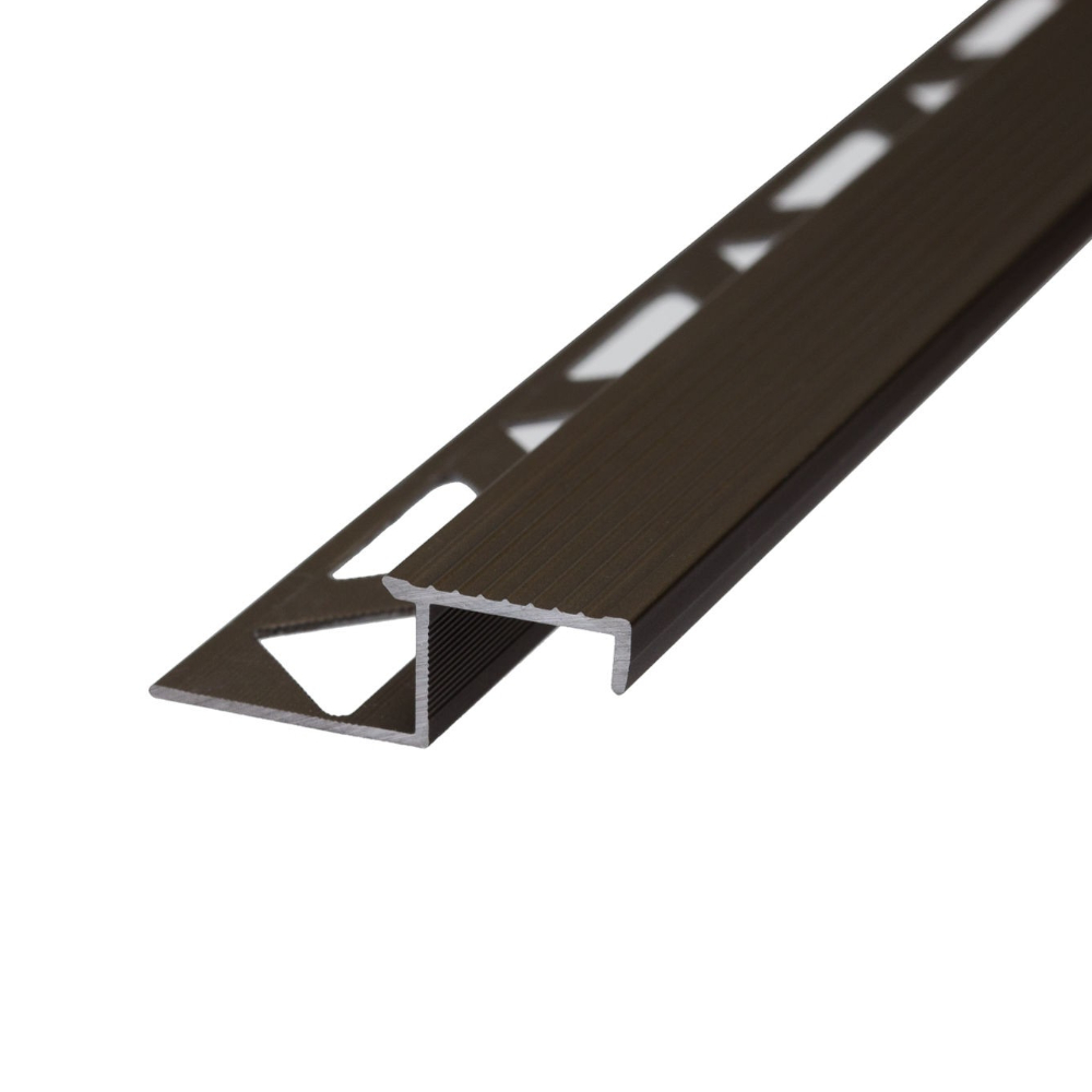 Profil incorporabil pentru treapta SET S58W, aluminiu, 13 mm, bronz, 2.5 m