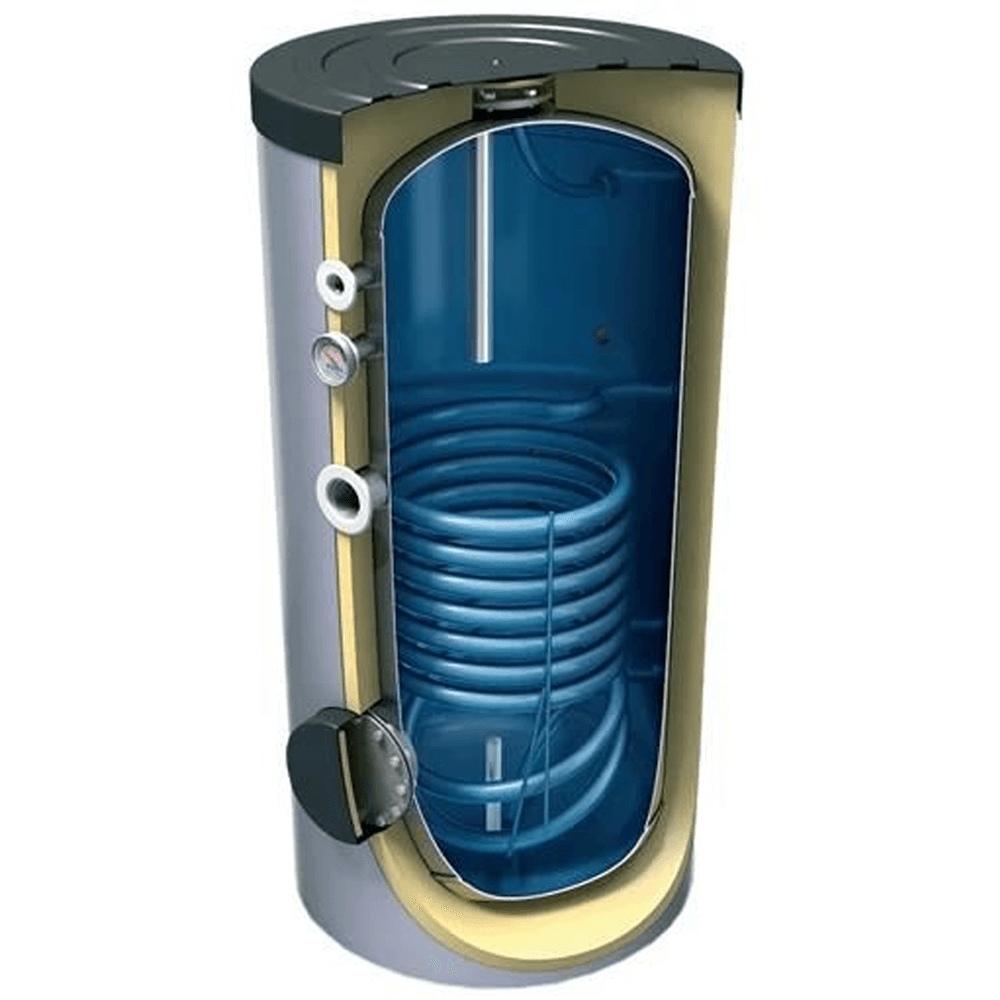 Boiler incalzire indirecta 200 l Tesy EV107S230065F41TP2, vertical, 1 serpentina, 1 rezervor, gri, 65 kg, 1200 x 600 x 500 mm