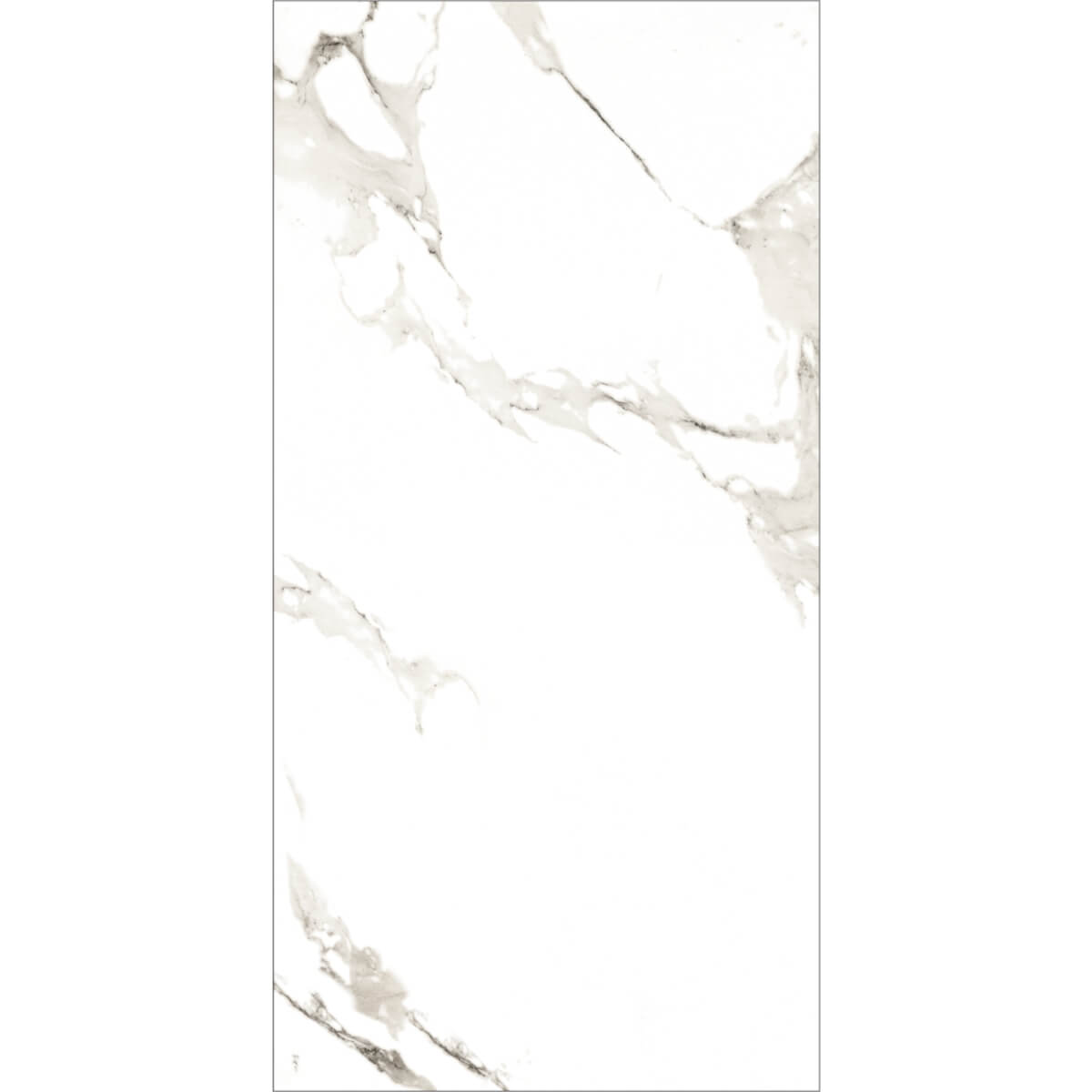 Gresie portelanata Carrara interior/exterior, multicolor, semilucios, clasa de aderenta R9, 9 mm,  120 x 60 cm