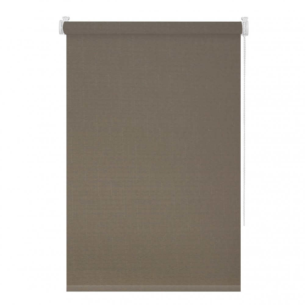 Rulou textil translucid Romance Clemfix Colors K12, 62 x 160 cm, maro